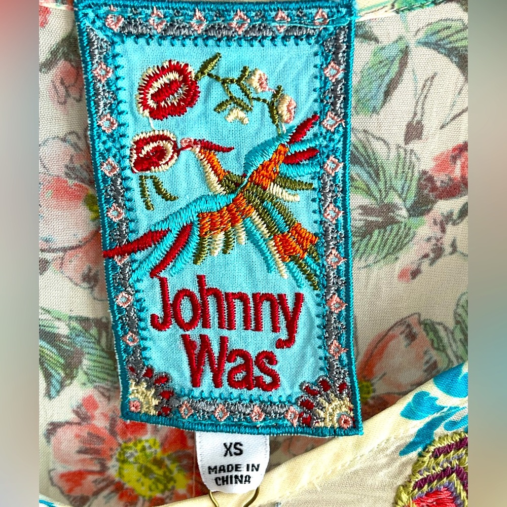 HP🎉 NWT Johnny Was Jade top XS - Picture 12 of 16